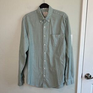Bundle 2 for $30! J. Crew Men's Medium Tall Light Green Button-Down Shirt